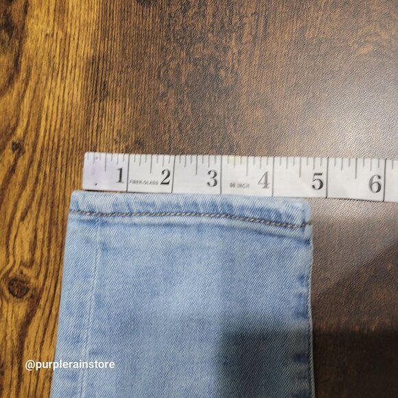 American Eagle Jeans 12 L Jegging Mid Rise Next Level Stretch Medium Light Wash - Picture 12 of 13